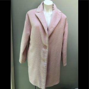 Eva Mendez New York & company pink oversized coat